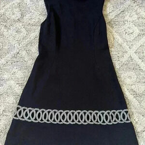 Black and white fit and flare retro